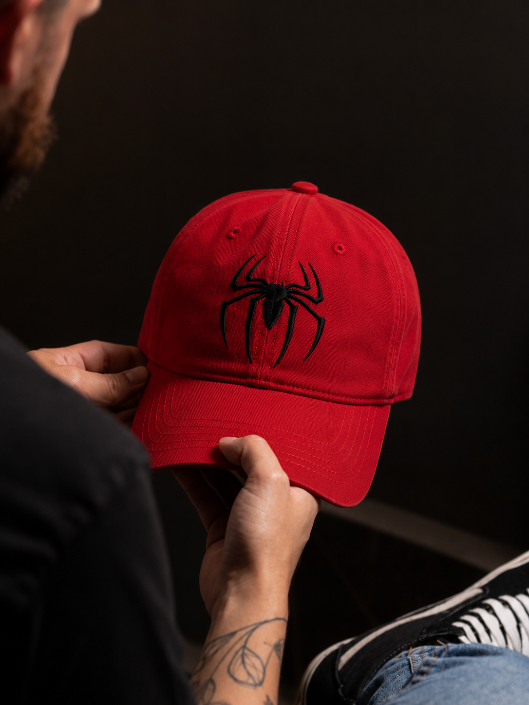 GORRA SPIDERMAN ROJA