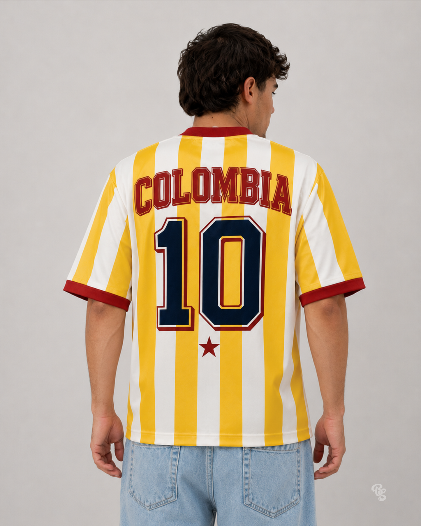 CAMISETA OVERSIZE RETRO COLOMBIA