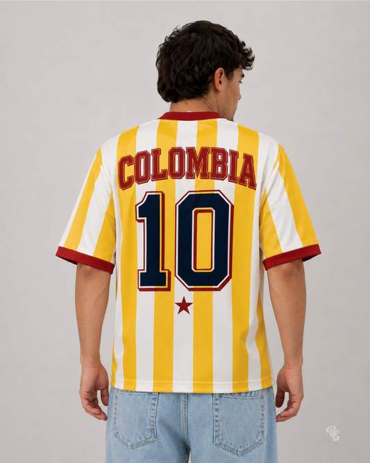 CAMISETA OVERSIZE RETRO COLOMBIA