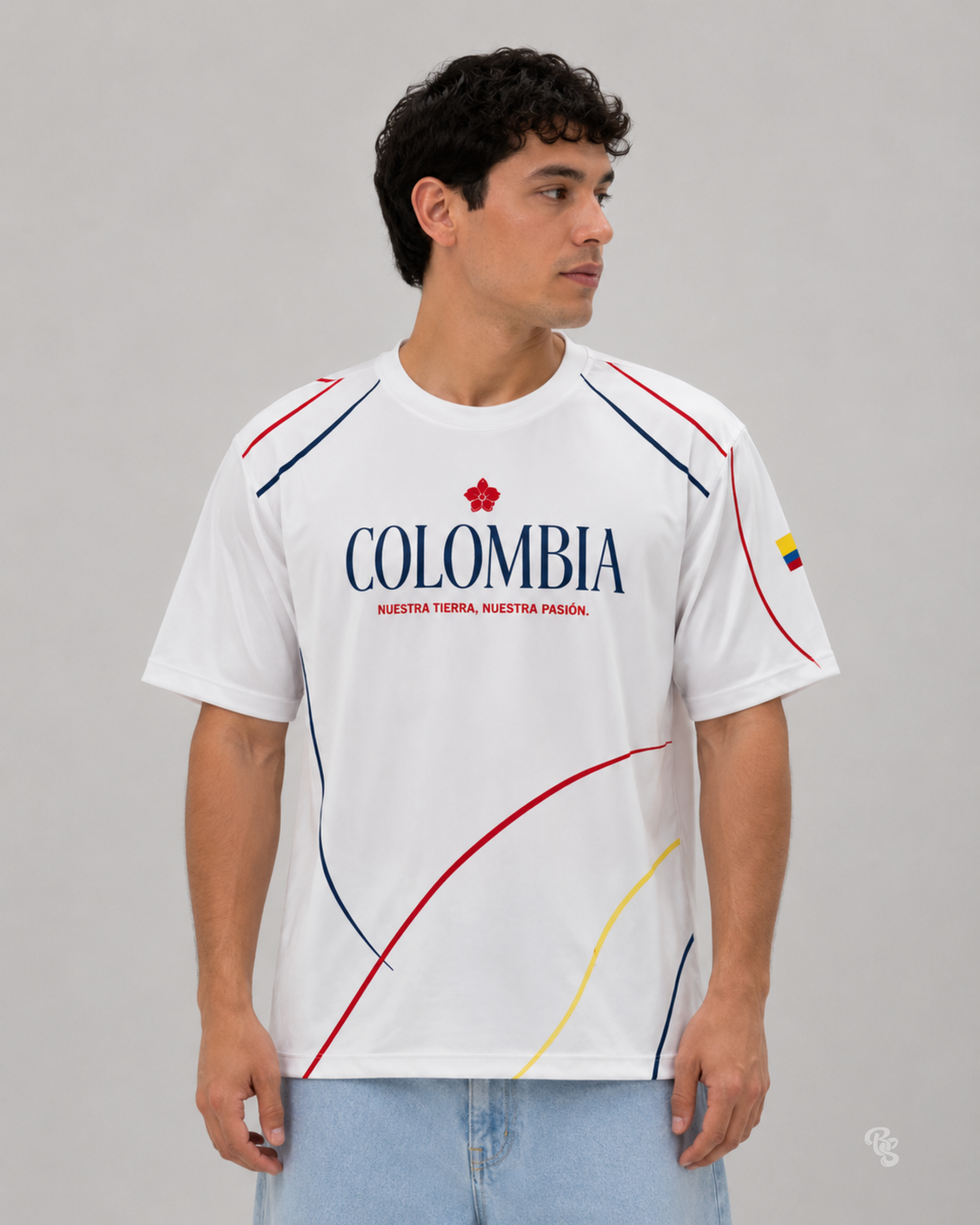 CAMISETA OVERSIZE MINIMALISTA COLOMBIA