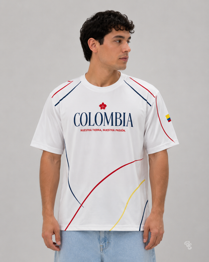 CAMISETA OVERSIZE MINIMALISTA COLOMBIA