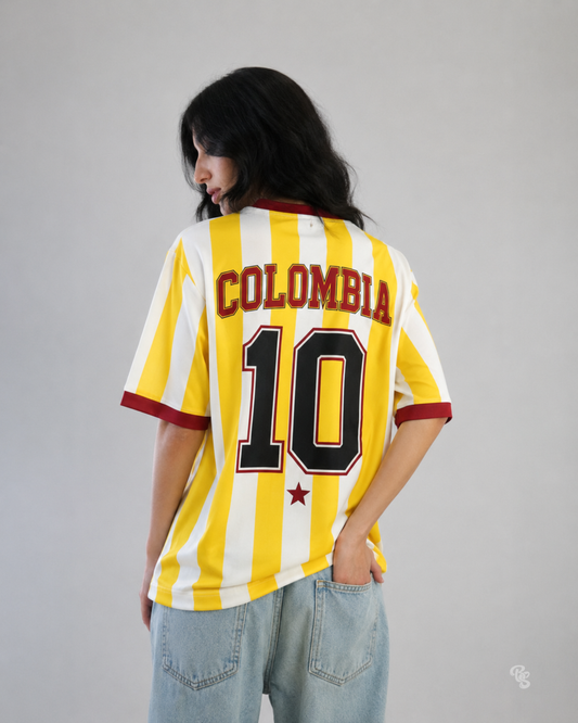 CAMISETA OVERSIZE RETRO COLOMBIA MUJER